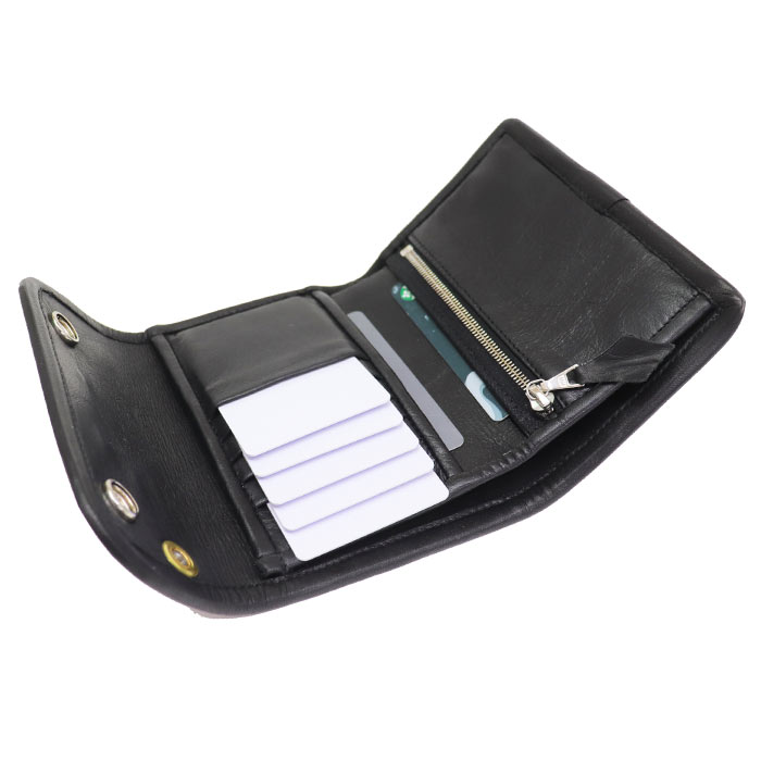 楽天市場】ビルウォールレザー 財布 本革 鮫革 ミドルウォレット