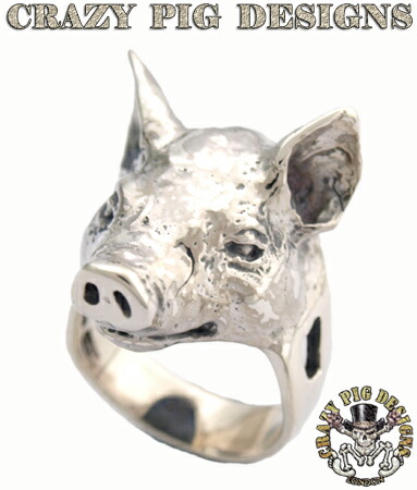 楽天市場】クレイジーピッグ 「正規販売認定店」 シルバー925 リング