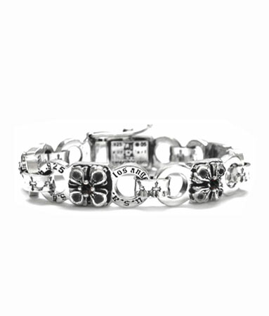 楽天市場】送料無料 シルバー925 ブレスレット クロス 【 メンズ