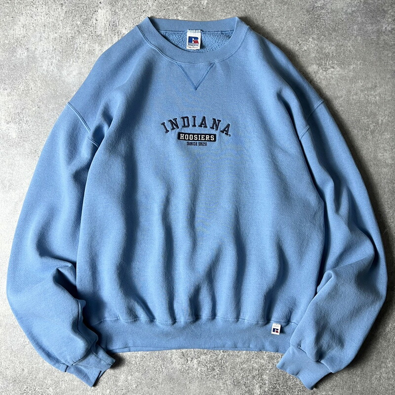 楽天市場】90s RUSSELL 3段 カレッジ ロゴ 刺繍 スウェット トレーナー