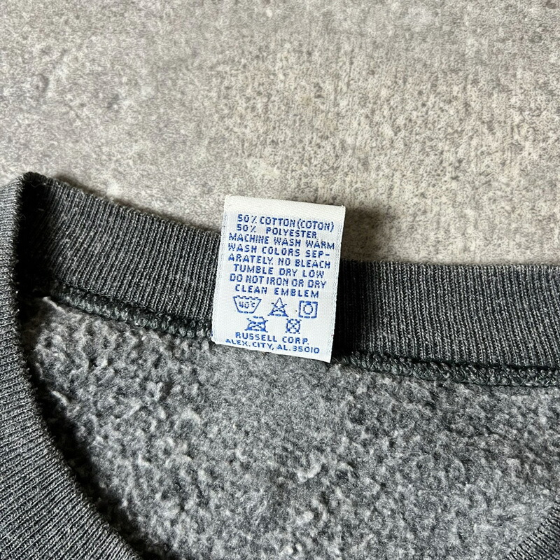 楽天市場】90s USA製 RUSSELL 無地 前V スウェット トレーナー L / 90
