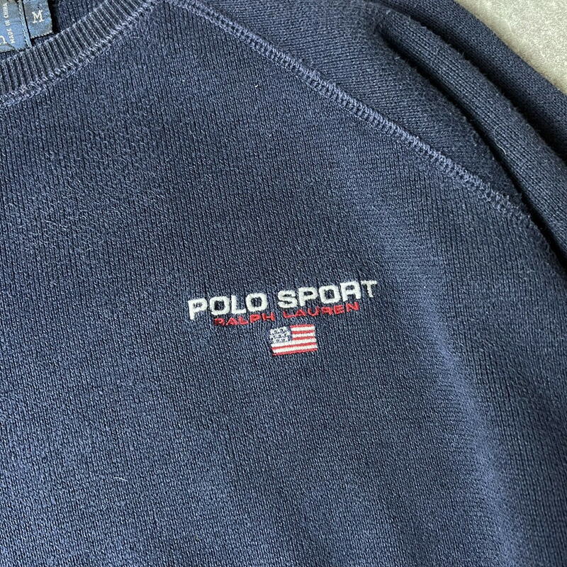 楽天市場】90s POLO SPORT RALPH LAUREN 星条旗 ロゴ 刺繍 コットン