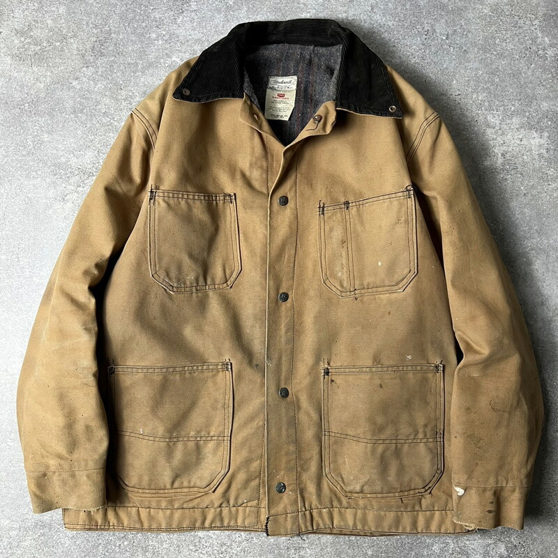 楽天市場】雰囲気系 70s Madewell ブランケット ライナー ブラウン