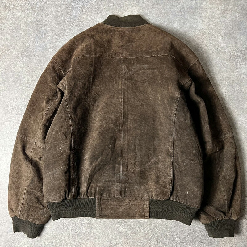 楽天市場】90s Croft&Barrow 中綿 ライナー付き 本革 スエード レザー