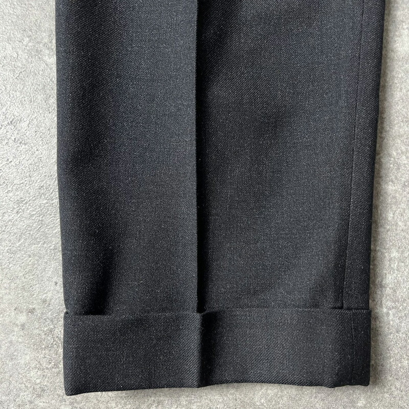 楽天市場】60s UNKNOWN 無地 2タック ウール スラックス パンツ / 60