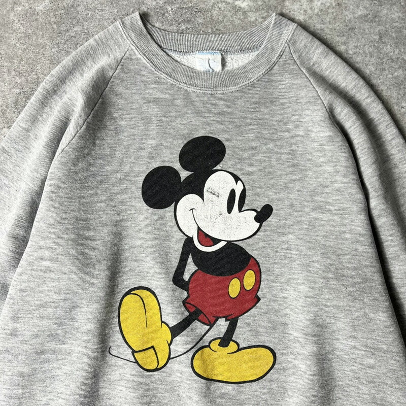 楽天市場】80s ディズニー オフィシャル ミッキー プリント スウェット