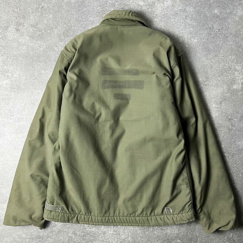 楽天市場】ステンシル 70s US NAVY 米軍実物 A-2 デッキ ジャケット