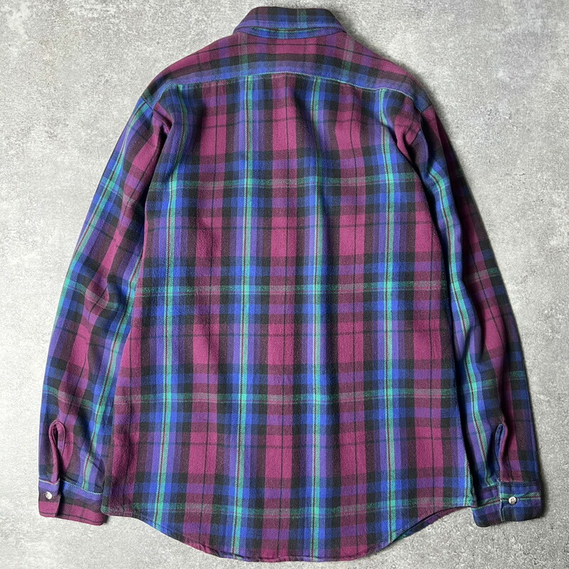 楽天市場】70s 80s USA製 FIVE BROTHER チェック 長袖 ヘビー