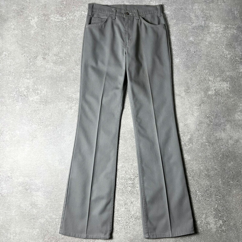 楽天市場】80s Levis コットン ピケ スタプレ フレア パンツ 30 33