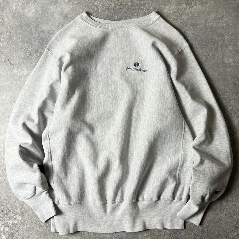 楽天市場】90s トリコタグ Champion 企業 ロゴ 刺繍 リバースウィーブ