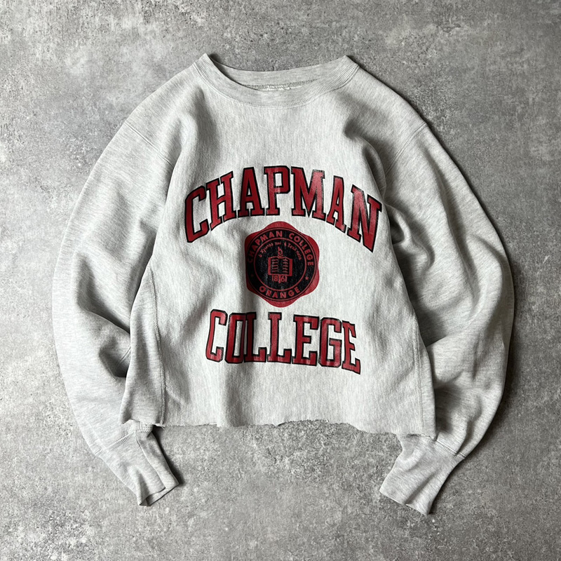 楽天市場】カットオフ 90s USA製 Champion 3段 カレッジ プリント