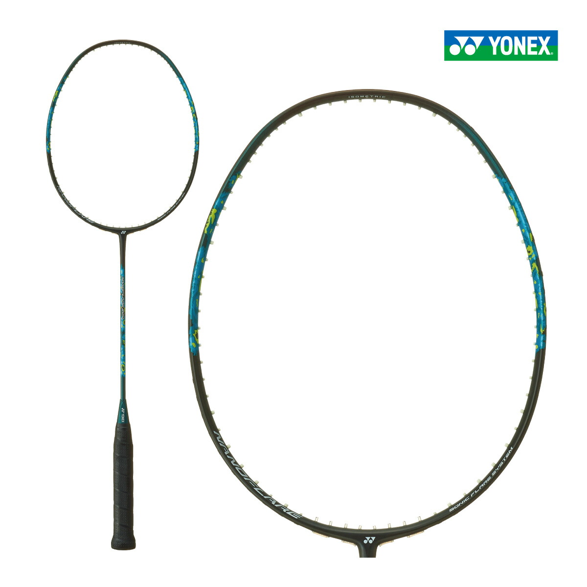 楽天市場】YONEX ナノフレア300 NF-300-530 2025SS ブラック／グリーン