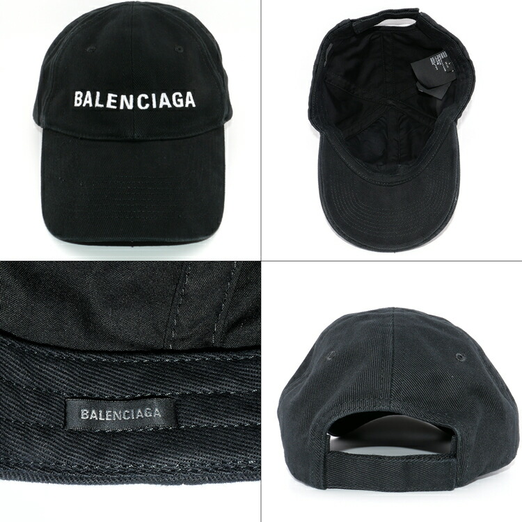 楽天市場】BALENCIAGA バレンシアガ キャップ 帽子 ベースボール