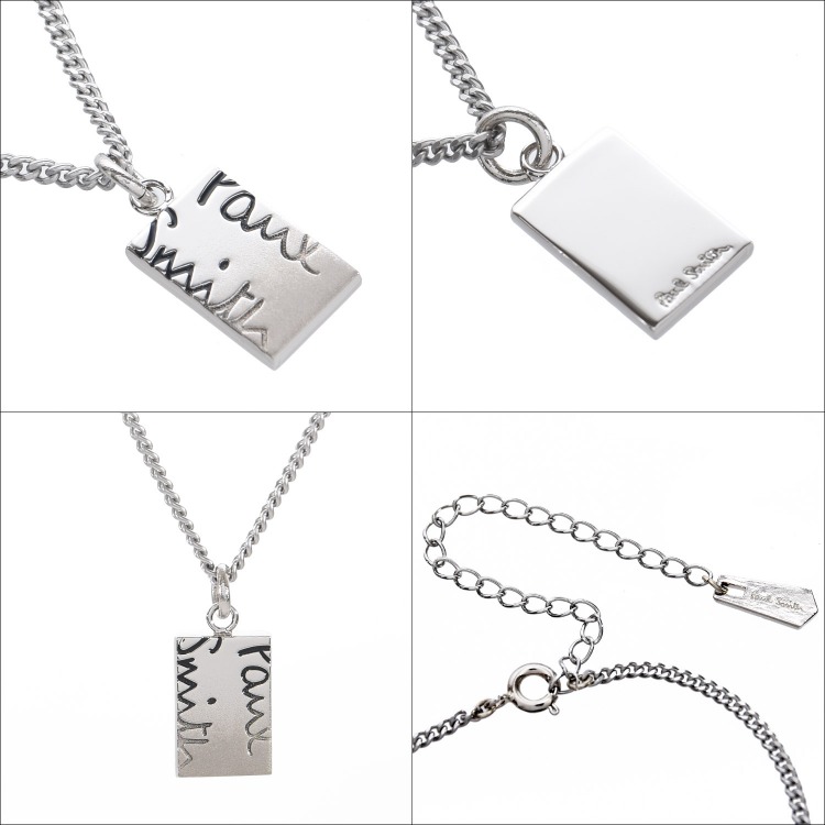 楽天市場】ポールスミス ネックレス Paul Smith Cropped Logo Plate