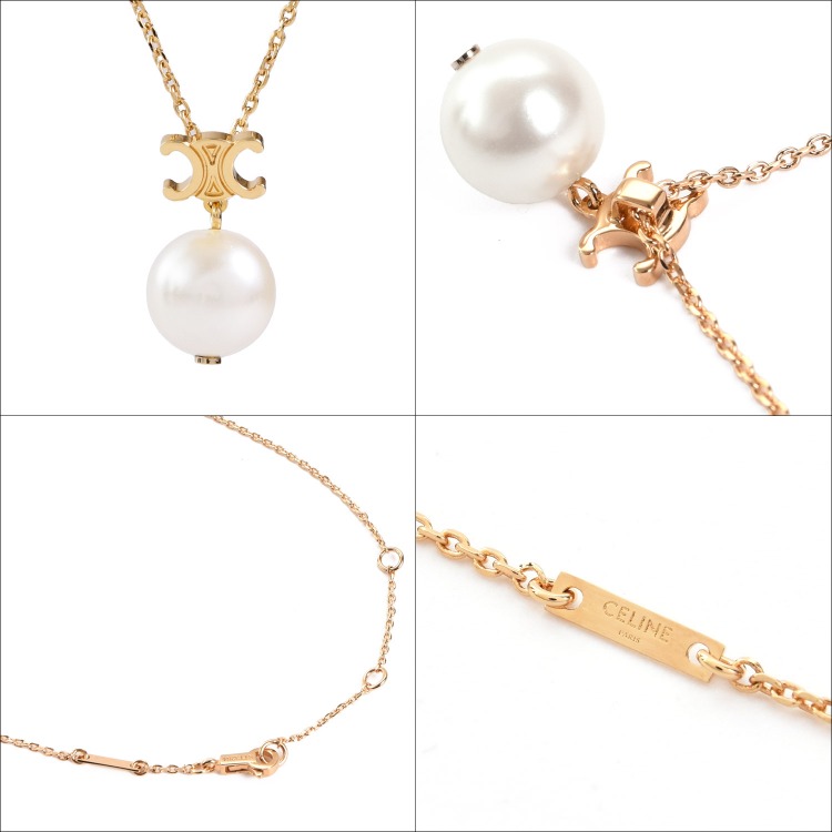 楽天市場】CELINE セリーヌ レ・ペルル CELINE ネックレス / レジン