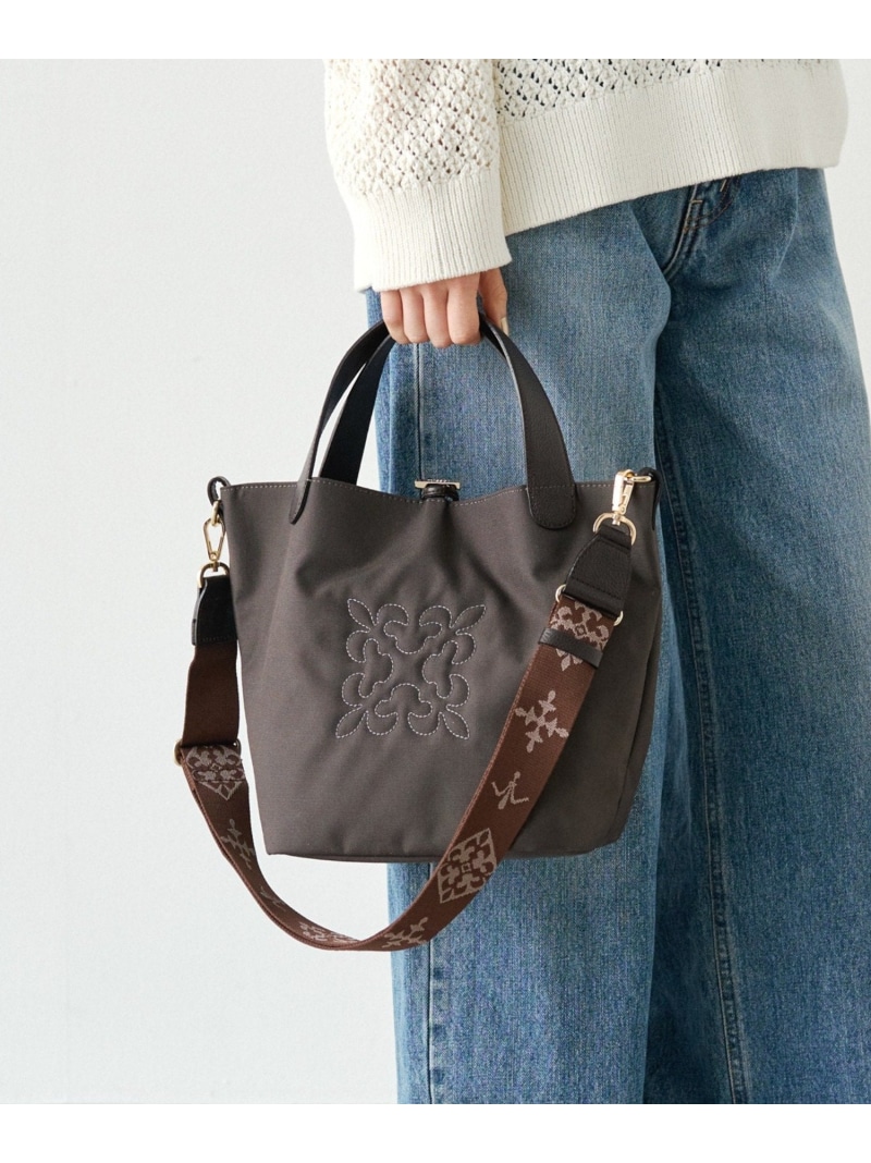 楽天市場】コーデュラナイロン2WAYミニトートバッグ russet ラシット