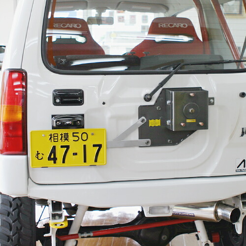 楽天市場】ジムニーJB23用 アピオ製 スペアタイヤ・一本背負い