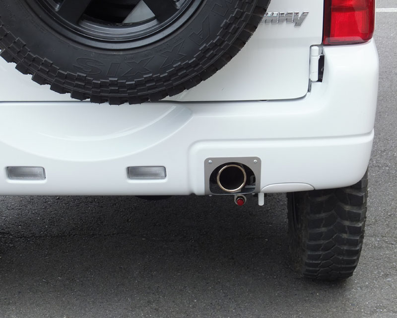 楽天市場】ジムニーJB23用 純正バンパー用マフラーホールカバー（JB23