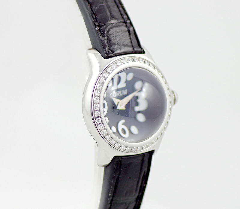 楽天市場】電池交換済 CORUM コルム バブル 純正ダイヤモンドベゼル