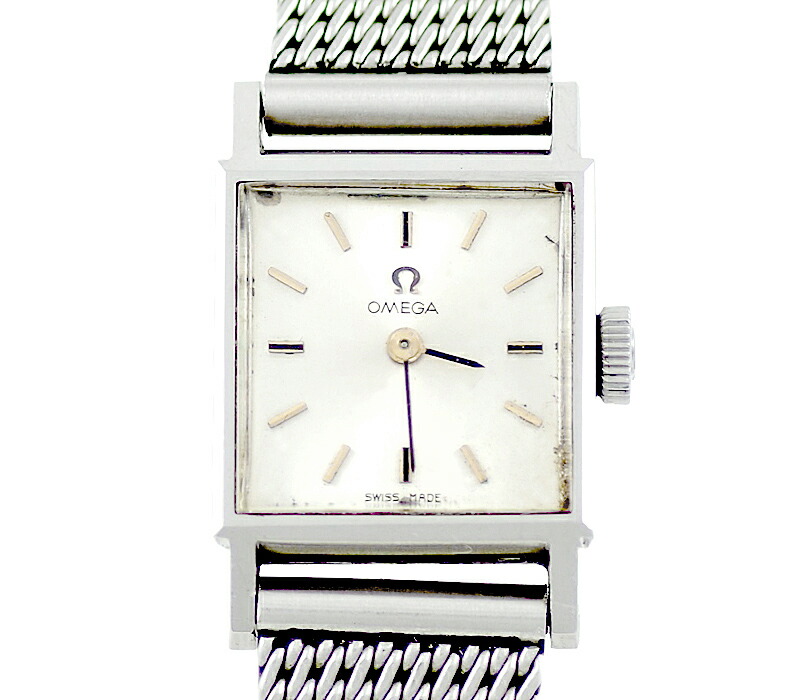 楽天市場】希少品 OMEGA オメガ スクエア Cal.484 511.162 17石