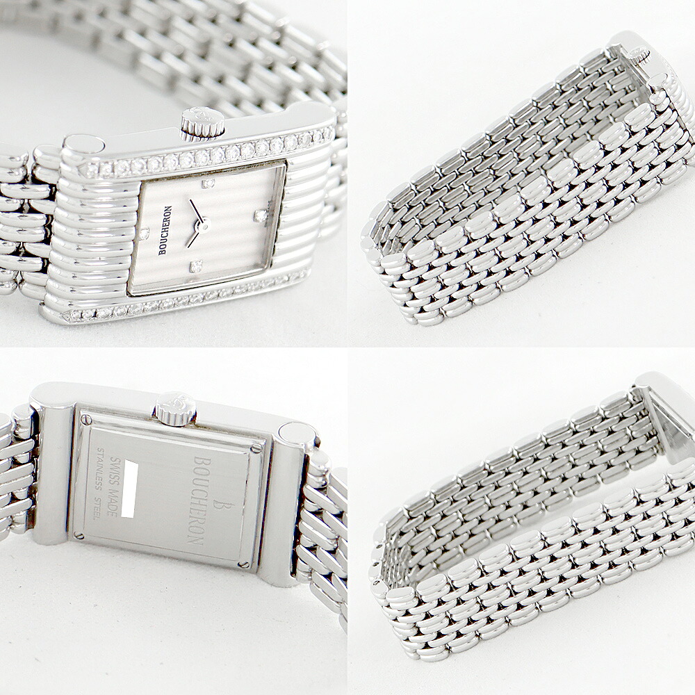 楽天市場】替えベルト付き 電池交換済 BOUCHERON ブシュロン リフレ