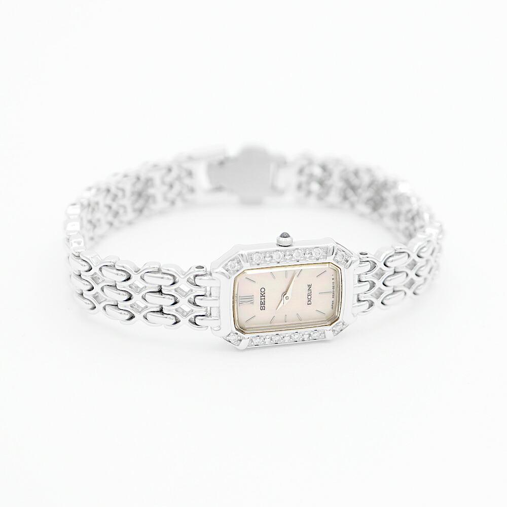 楽天市場】電池交換済 SEIKO セイコー エクセリーヌ ダイヤモンド 2E20