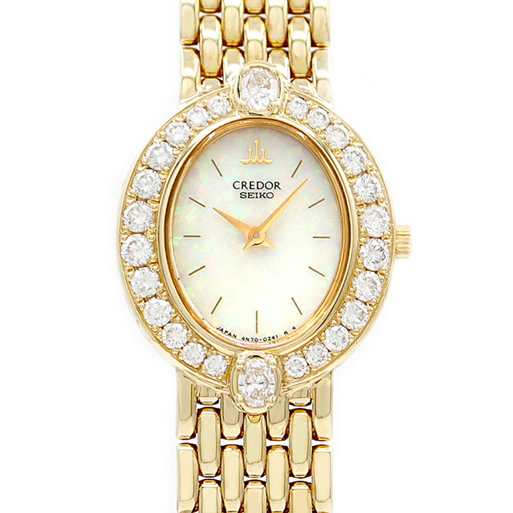 楽天市場】電池交換済 SEIKO セイコー クレドール オーバル ダイヤ