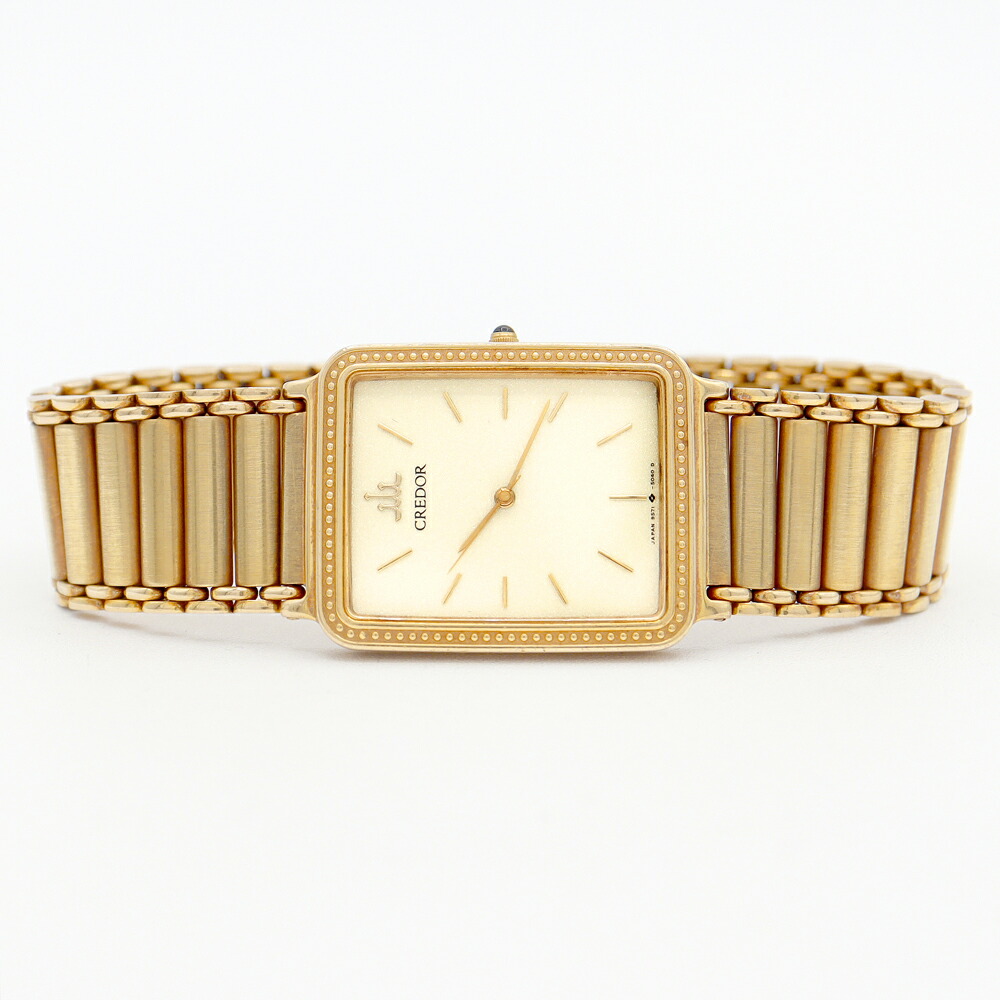 楽天市場】電池交換済 SEIKO セイコー CREDOR クレドール スクエア