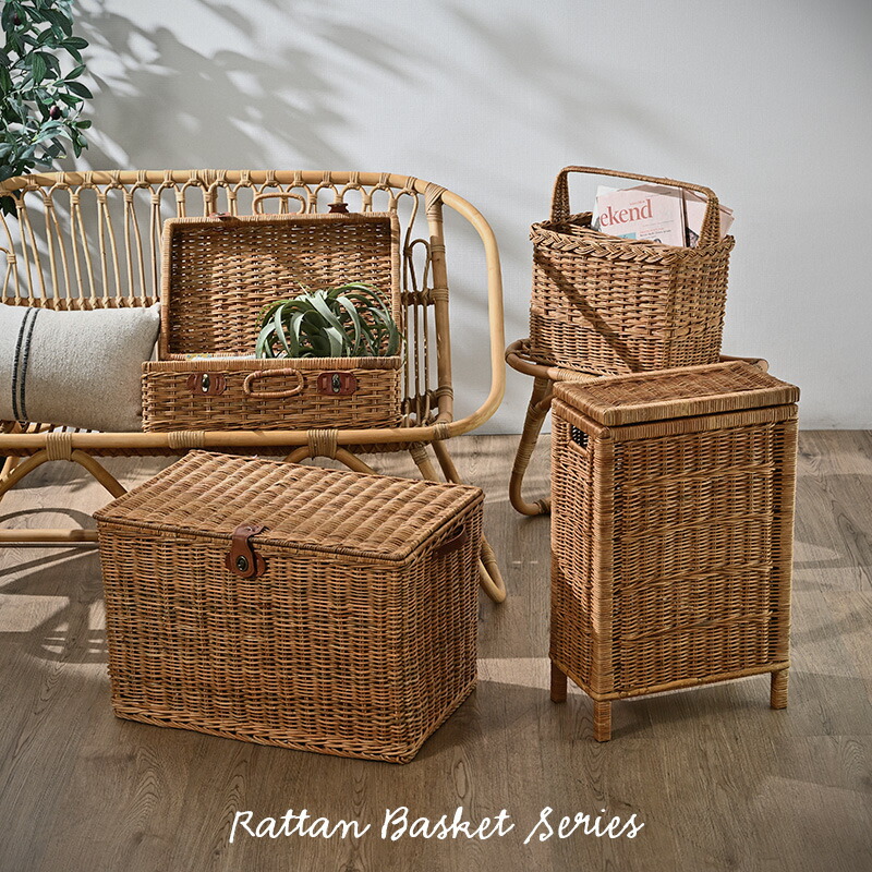 楽天市場】バスケット フリーボックス ロハス おもちゃ箱 ランドリー