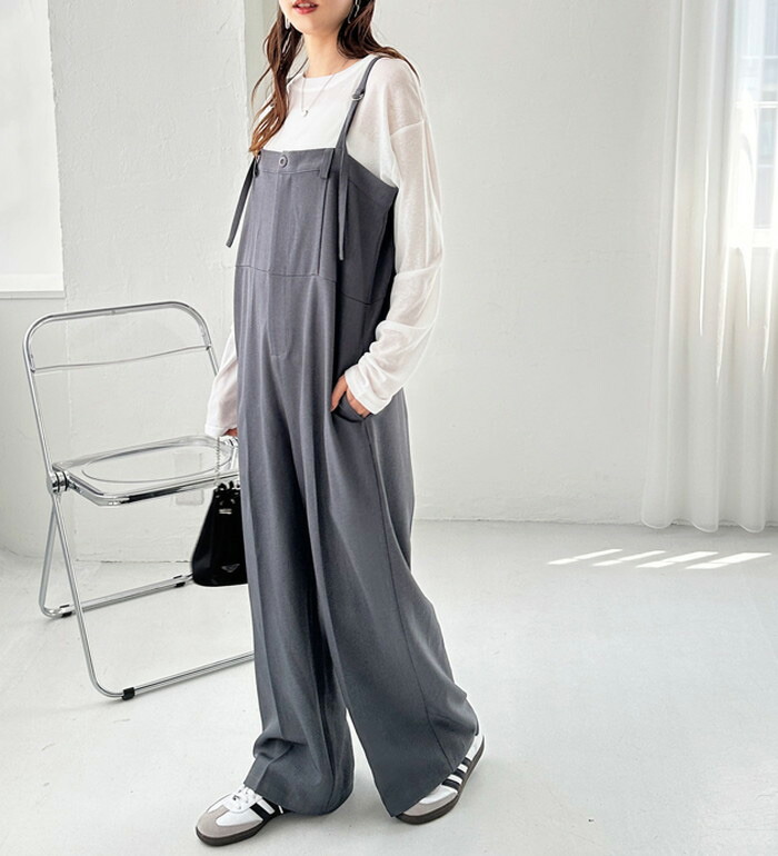 楽天市場】ベアサロペット レディース 秋冬 オールインワン サロペット