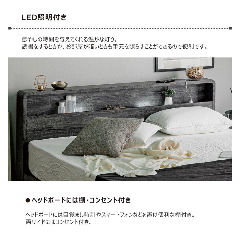 楽天市場】【3/1(日)ワンダフルデー全品ポイント10倍】ダブルベッド