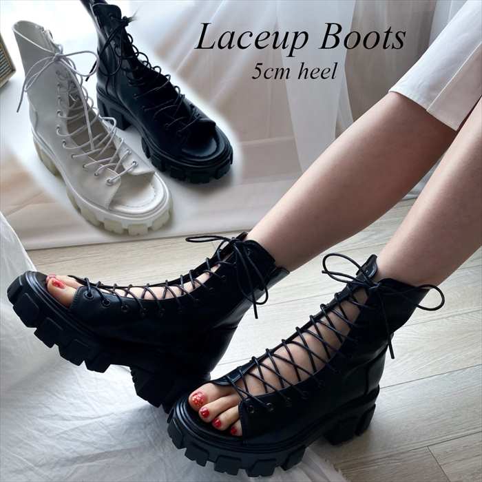 楽天市場】ブーツサンダル レースアップブーツ レディース ブーツ