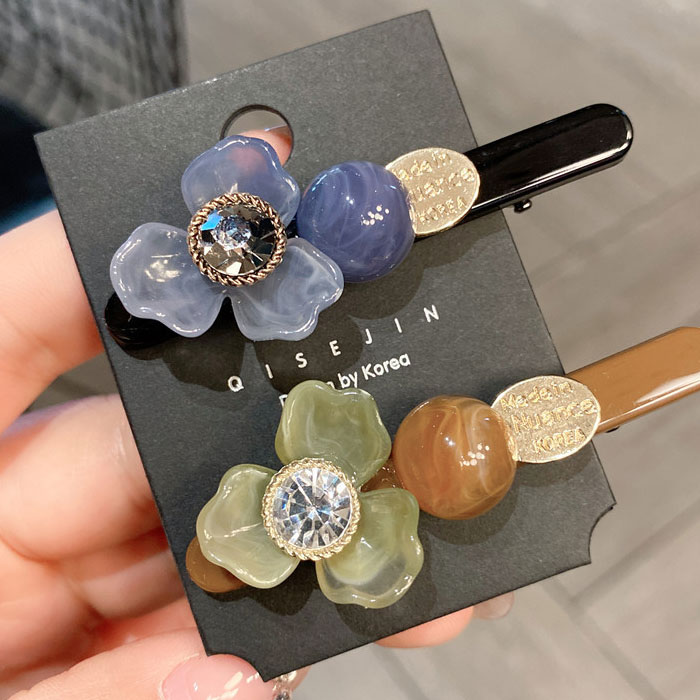 楽天市場】「2本セット 」ヘアクリップ ヘアアクセサリー ヘアピン 花