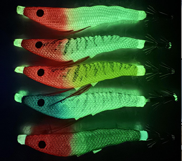 楽天市場】[5点セット]夜光 エギ 10.7cmイカメタル 餌木 イカ釣り たこ