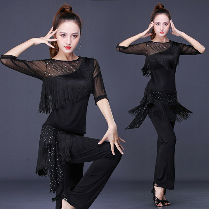 楽天市場】社交ダンス衣装 ラテン チャチャ セットアップ 大人