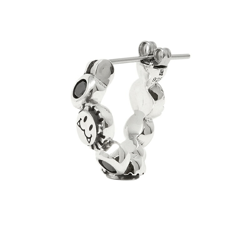 楽天市場】ライオンハート LEO シャープ フープ ピアス ブラック