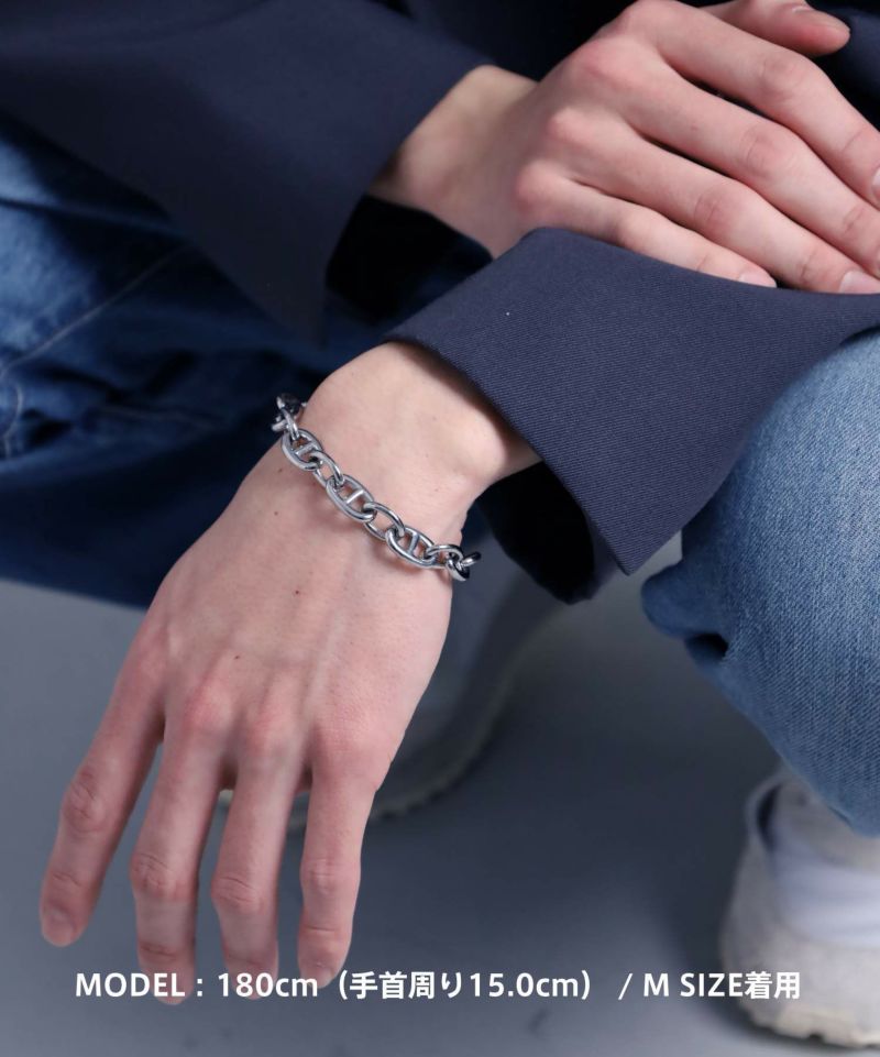 楽天市場】ライオンハート ヴァリアスチェーン ブレスレット アンカー