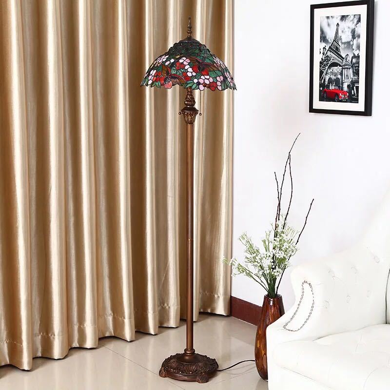 楽天市場】A043828ステンドグラスフロアライト ．間接照明 フロア