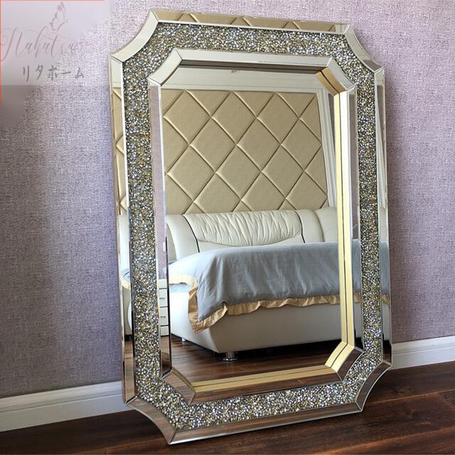 楽天市場】A004491高級壁掛け鏡 壁掛け ．壁掛けミラー ウォールミラ