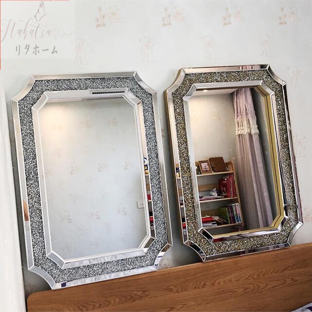 楽天市場】A004491高級壁掛け鏡 壁掛け ．壁掛けミラー ウォールミラ