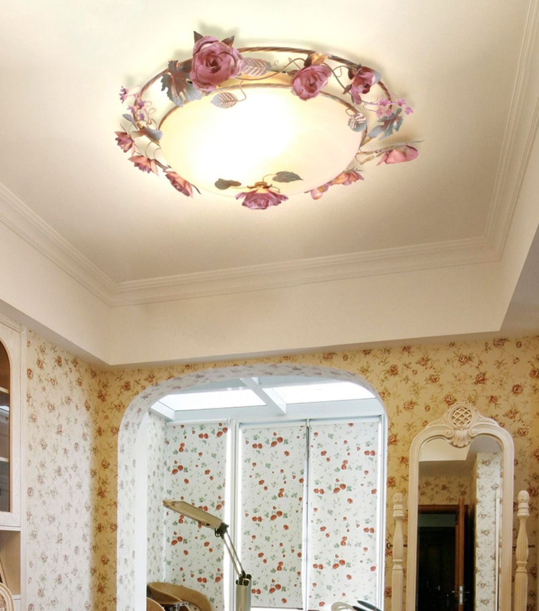 楽天市場】A037637花型 薔薇ペンダントライト ．洋風照明