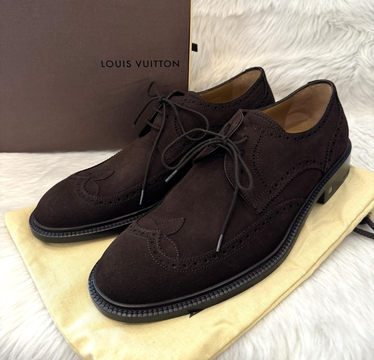 LOUIS VUITTON （ルイ ヴィトン） スウェードシューズ 7 1/2 LOUIS