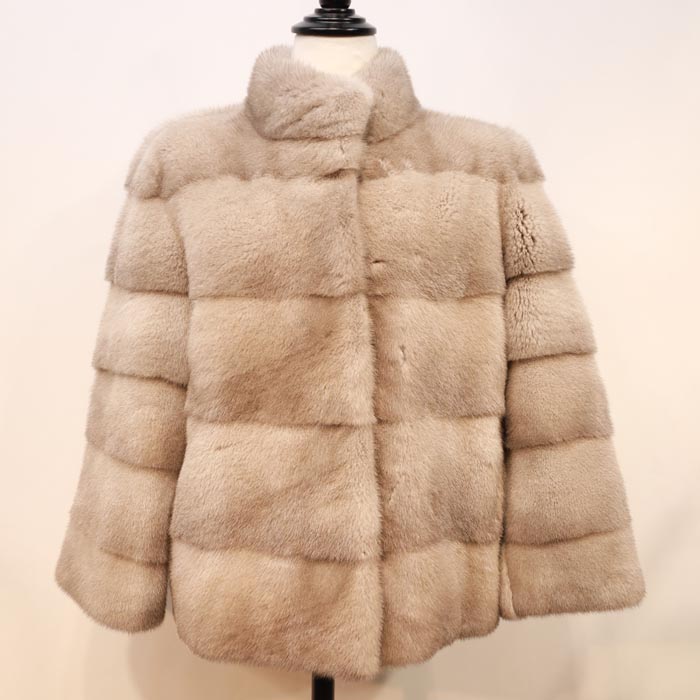 楽天市場】ミンク ショートコート ミンクコート 毛皮コート ファー