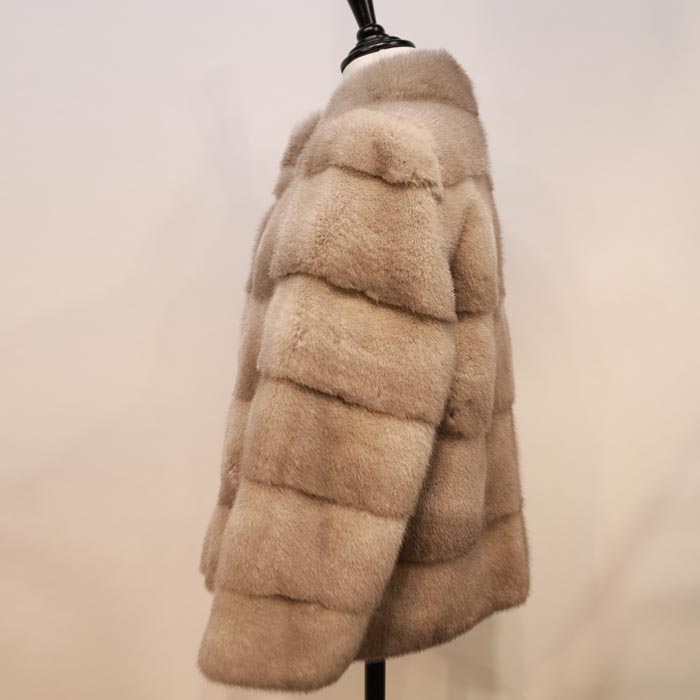 楽天市場】ミンク ショートコート ミンクコート 毛皮コート ファー