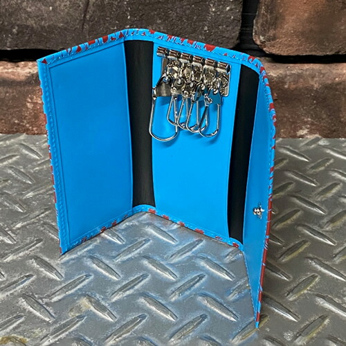 楽天市場】CREAM SODAクリームソーダ◇ヒョウ柄キーケース◇◇SAX RED