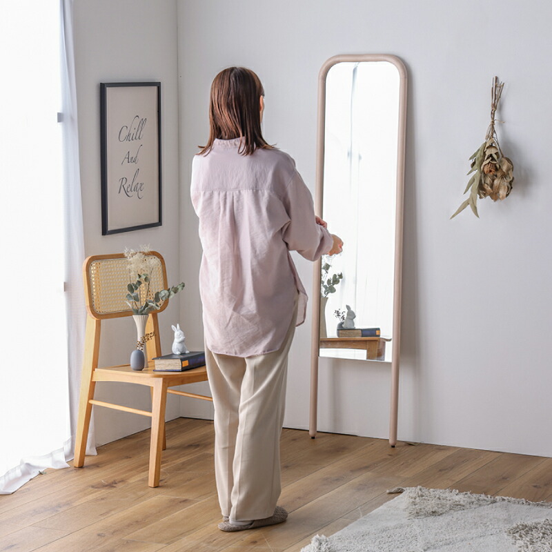 楽天市場】【公式】全身鏡 姿見 160cm 幅40 スタンドミラー 壁掛け