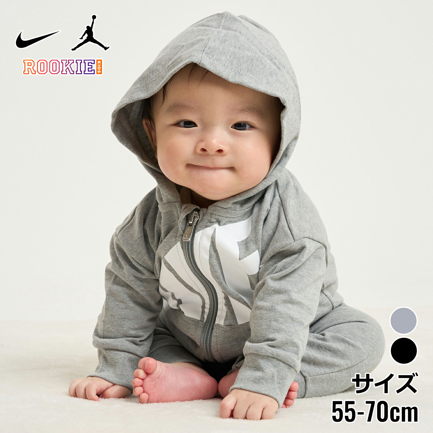 楽天市場】ナイキ ロンパース カバーオール ベビー服 ベビー 赤ちゃん