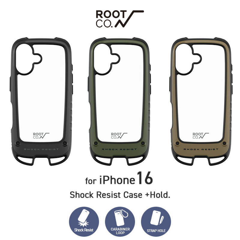楽天市場】【ROOT CO.】[iPhone16専用]GRAVITY Shock Resist Case +