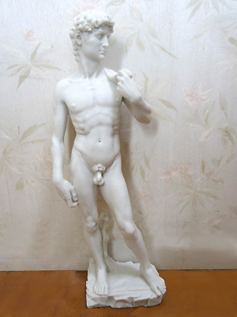 楽天市場】クーポン祭り！大型 高さ約50cmのミケランジェロ作ダビデ像