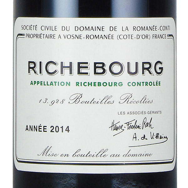 楽天市場】ロマネコンティ リシュブール 2014 ドメーヌ ド ラ ロマネ